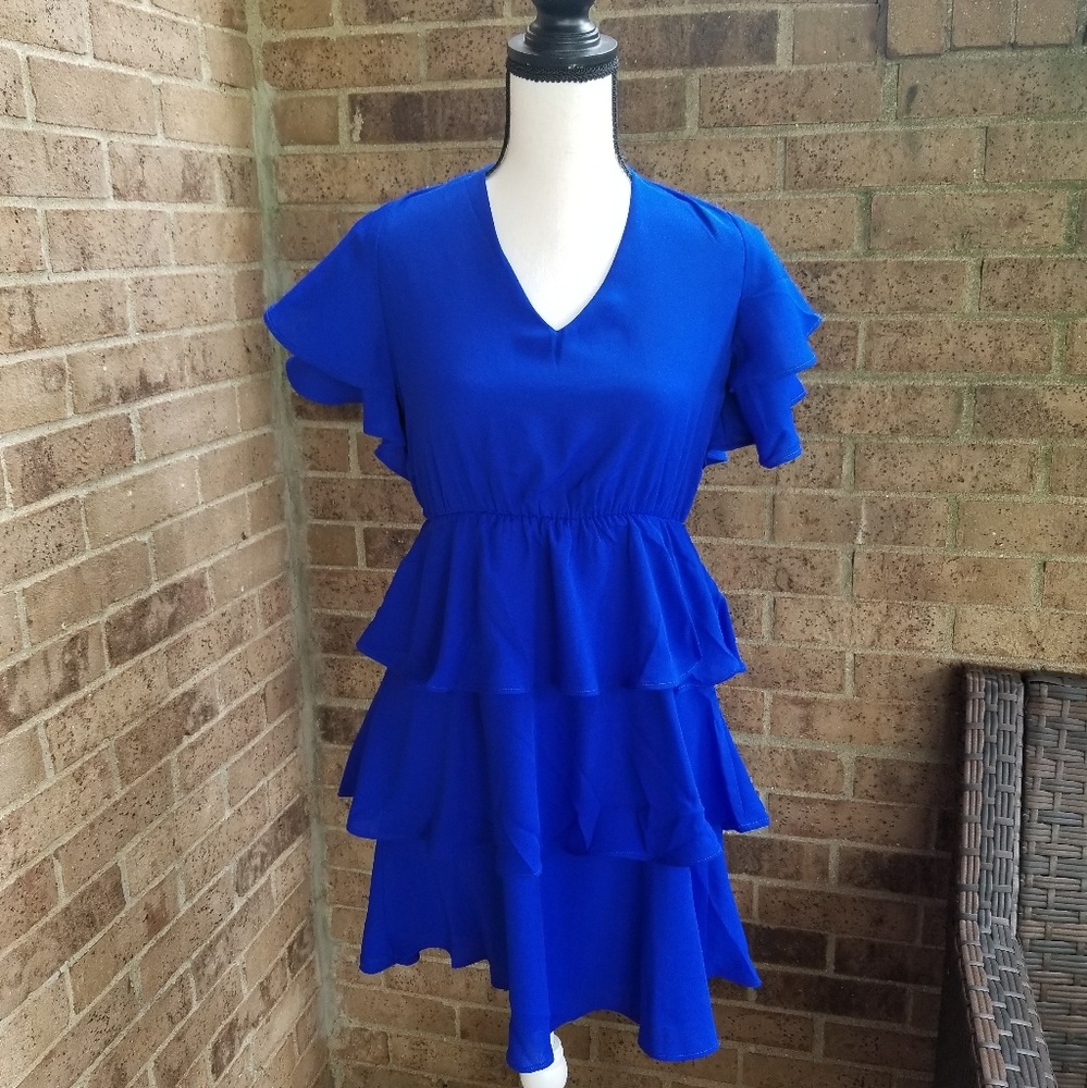 Boutique Blue Dress NWT